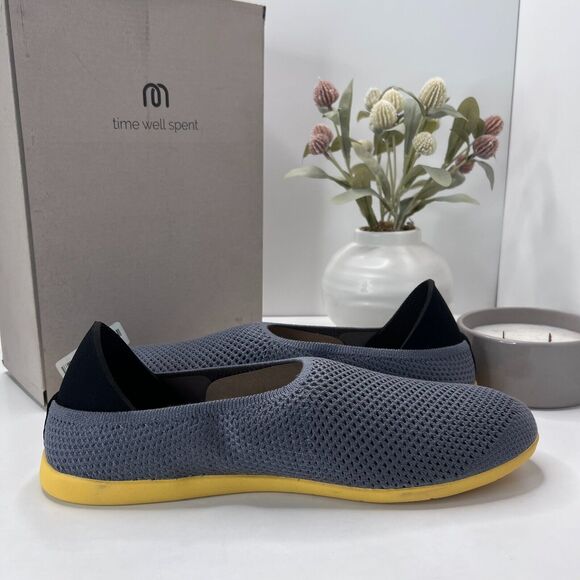 Mahabis Breathe Summer Slip On Slipper Grey/Yellow Men's US 12.5-13 - Picture 6 of 10